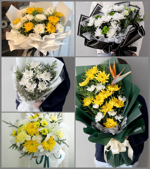 辽宁沈阳苏家屯区红菱街道白事花束代送